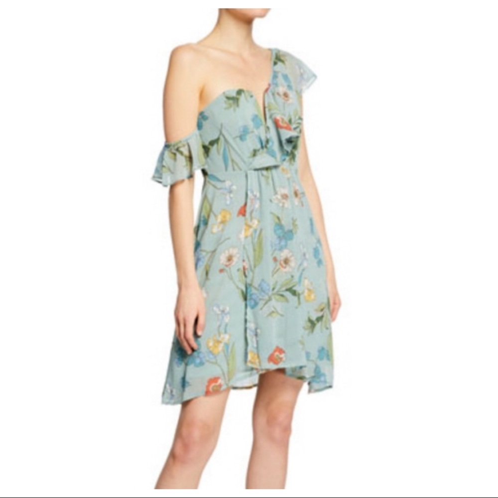 ASTR The Label Libby One-Shoulder Floral Dress
